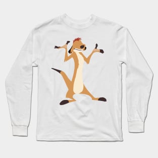 A Relaxed Meerkat Long Sleeve T-Shirt